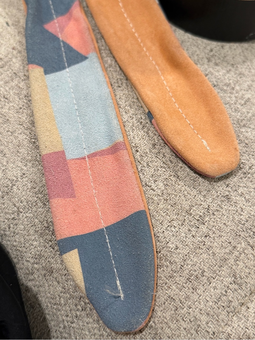 Free People Emmy Wrap Clogs 
Tan Suede & Leather Platform Sandals - Picture 11 of 12